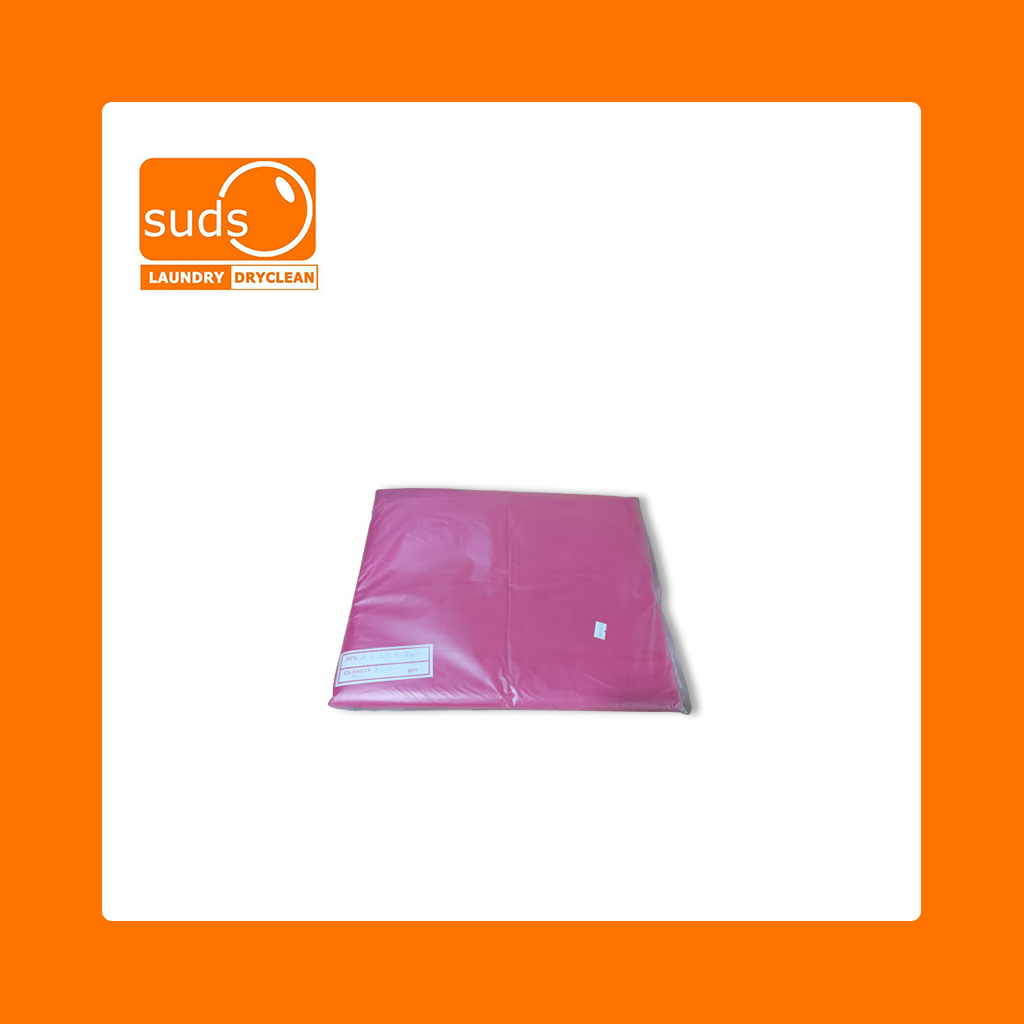 13x13x32 Red Plastic Bag (100's) w/ gusset